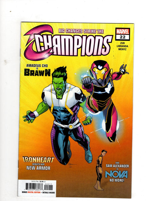 Champions, Vol. 2 (Marvel) #22 (Cvr A) (2018) Stefano Caselli A Stefano Caselli Buy & Sell Comics Online Comic Shop Toronto Canada