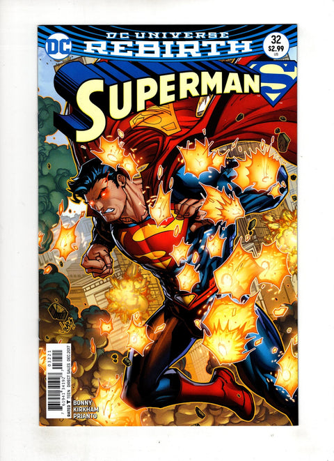 Superman, Vol. 4 #32 (Cvr B) (2017) Jonboy Meyers Variant B Jonboy Meyers Variant Buy & Sell Comics Online Comic Shop Toronto Canada