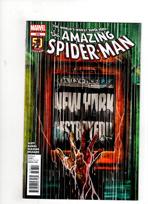 The Amazing Spider-Man, Vol. 2 #678 (Cvr A) (2012) Mike Del Mundo A Mike Del Mundo Buy & Sell Comics Online Comic Shop Toronto Canada