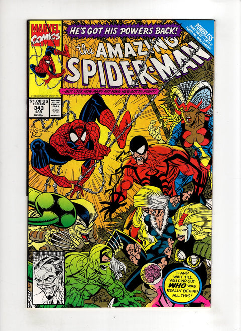 The Amazing Spider-Man, Vol. 1 #343 (1990) Buy & Sell Comics Online Comic Shop Toronto Canada