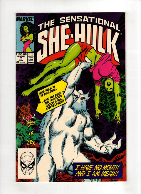 The Sensational She-Hulk, Vol. 1 #7 (1989) Buy & Sell Comics Online Comic Shop Toronto Canada
