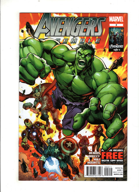 Avengers Assemble, Vol. 2 #2 (Cvr A) (2012) Mark Bagley A Mark Bagley Buy & Sell Comics Online Comic Shop Toronto Canada