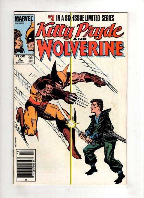 Kitty Pryde and Wolverine #3 (1984) Newsstand Edition Newsstand Edition Buy & Sell Comics Online Comic Shop Toronto Canada