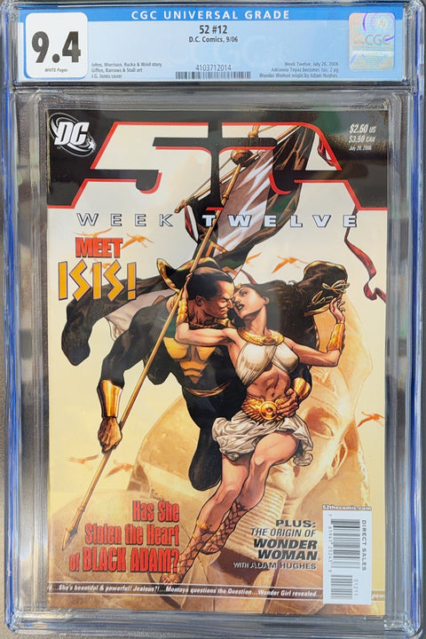 52 #12 (CGC 9.4) (2006) A J.G. Jones Regular Buy & Sell Comics Online Comic Shop Toronto Canada