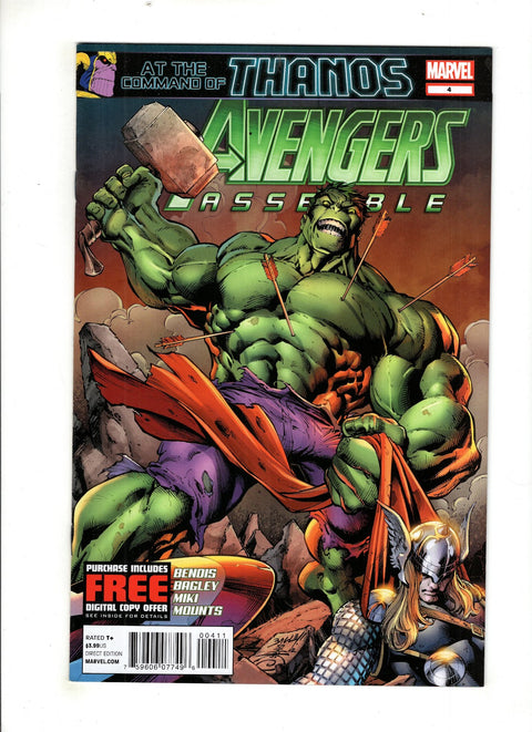 Avengers Assemble, Vol. 2 #4 (Cvr A) (2012) Mark Bagley A Mark Bagley Buy & Sell Comics Online Comic Shop Toronto Canada