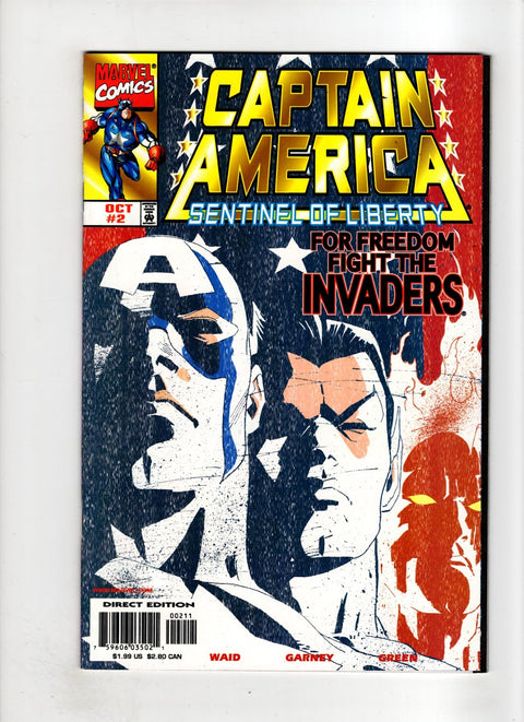Captain America: Sentinel of Liberty, Vol. 1 #2 (1998) Variant Edition Variant Edition Buy & Sell Comics Online Comic Shop Toronto Canada