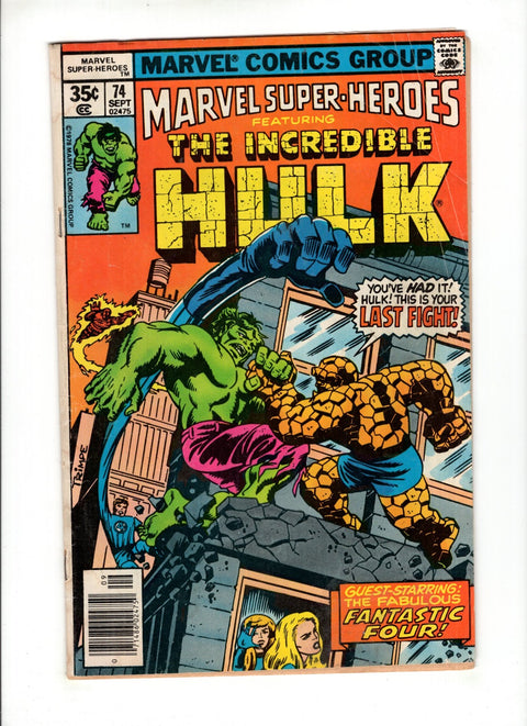 Marvel Super-Heroes, Vol. 1 #74 (1978) Buy & Sell Comics Online Comic Shop Toronto Canada
