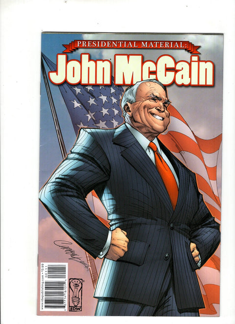 Presidential Material: John Mccain #nn (2008) J. Scott Campbell J. Scott Campbell Buy & Sell Comics Online Comic Shop Toronto Canada