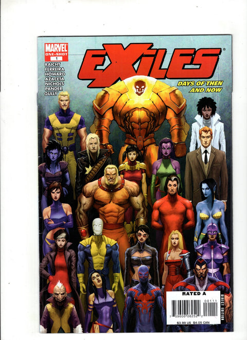 Exiles: Days of Then and Now #1 (2008) Buy & Sell Comics Online Comic Shop Toronto Canada