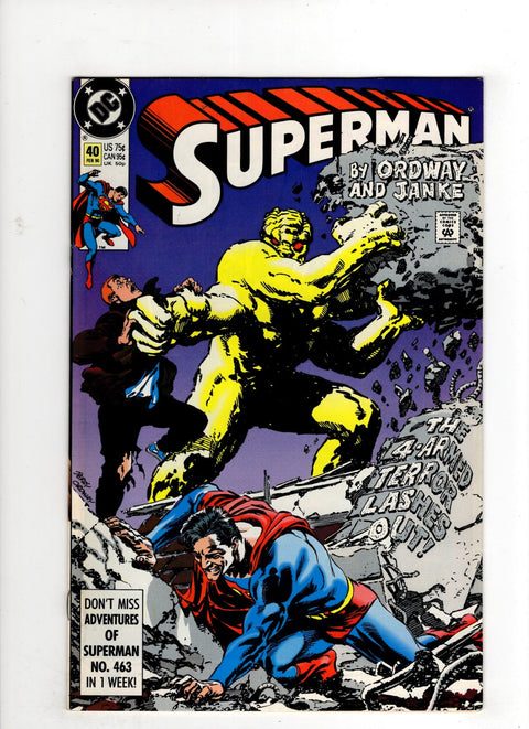 Superman, Vol. 2 #40 (1989) Buy & Sell Comics Online Comic Shop Toronto Canada