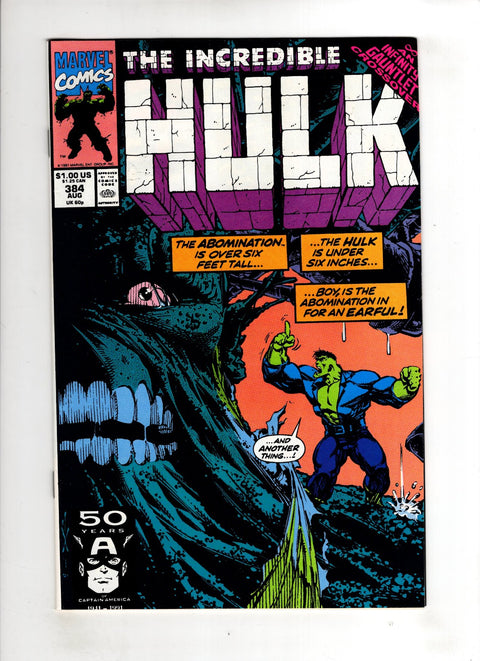 The Incredible Hulk, Vol. 1 #384 (1991) Buy & Sell Comics Online Comic Shop Toronto Canada