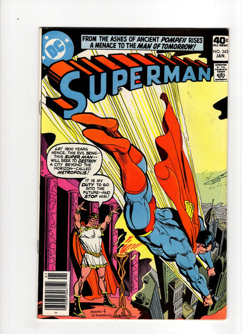 Superman, Vol. 1 #343 (1979) Buy & Sell Comics Online Comic Shop Toronto Canada