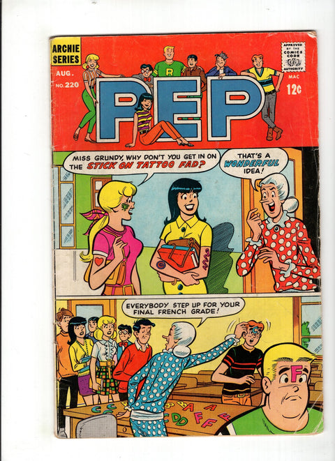 Pep Comics #220 (1968) Buy & Sell Comics Online Comic Shop Toronto Canada