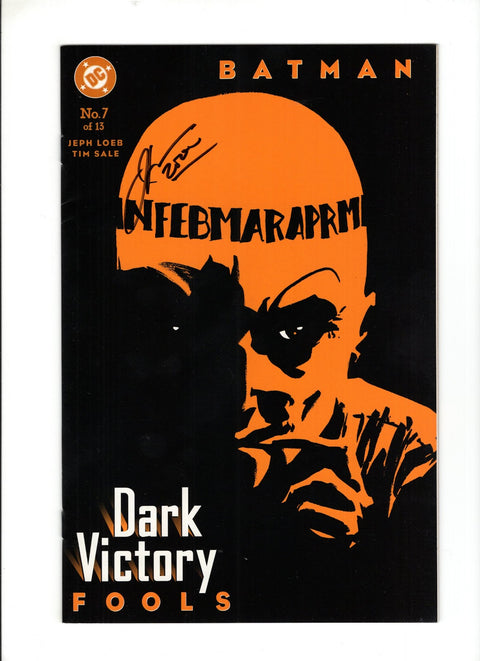 Batman: Dark Victory #7 (2000) Signed by Jeff Loeb Signed by Jeff Loeb Buy & Sell Comics Online Comic Shop Toronto Canada