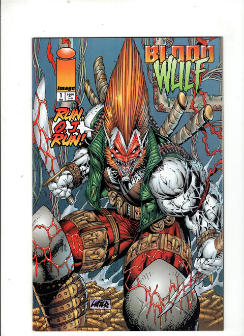 Bloodwulf #1 (Cvr D) (1995) Run, O.J. cover D Run, O.J. cover Buy & Sell Comics Online Comic Shop Toronto Canada