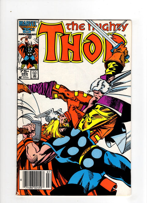 Thor, Vol. 1 #369 (1986) Newsstand Edition Newsstand Edition Buy & Sell Comics Online Comic Shop Toronto Canada