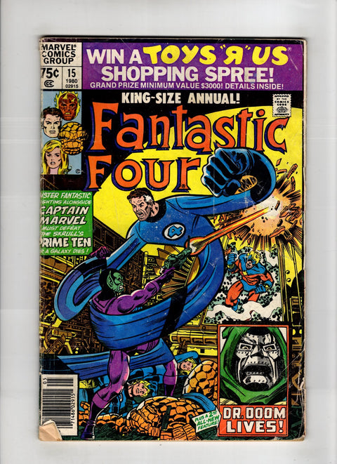 Fantastic Four, Vol. 1 Annual #15 (1980) Newsstand Edition Newsstand Edition Buy & Sell Comics Online Comic Shop Toronto Canada