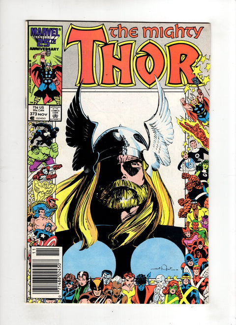 Thor, Vol. 1 #373 (1986) Marvel 25th Border Marvel 25th Border Buy & Sell Comics Online Comic Shop Toronto Canada