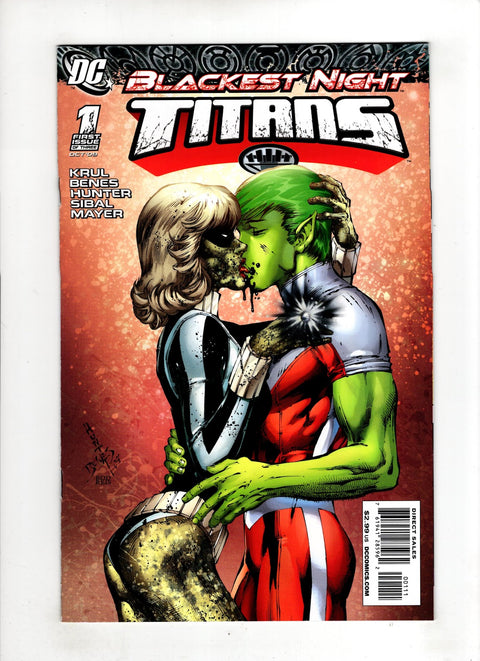 Blackest Night: Titans #1 (Cvr A) (2009) Ed Benes A Ed Benes Buy & Sell Comics Online Comic Shop Toronto Canada