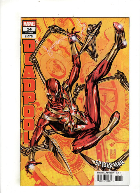 Deadpool, Vol. 6 #14 (Cvr B) (2019) Variant Mark Brooks Spider-Man Suit