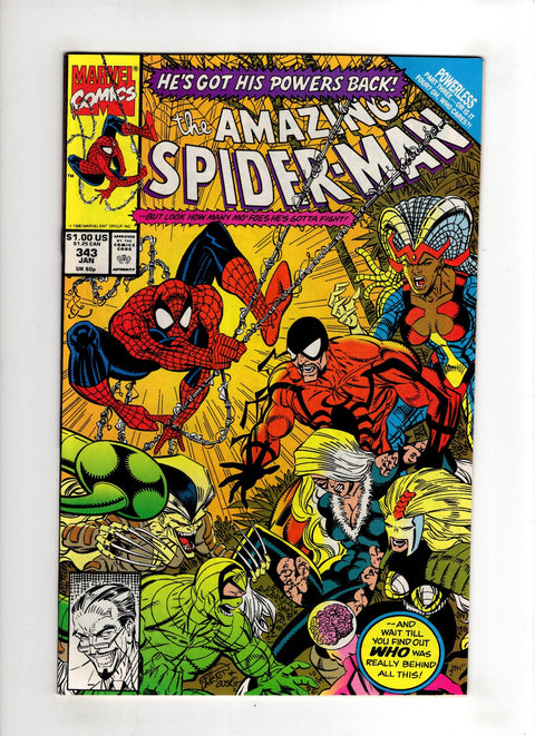 The Amazing Spider-Man, Vol. 1 #343 (1990) Buy & Sell Comics Online Comic Shop Toronto Canada