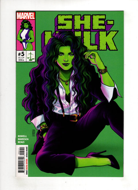 She-Hulk, Vol. 5 #5 (Cvr A) (2022) Jen Bartel A Jen Bartel Buy & Sell Comics Online Comic Shop Toronto Canada