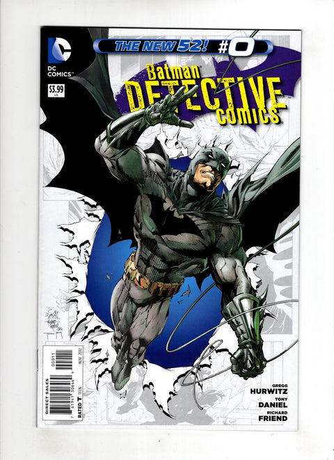 Detective Comics, Vol. 2 #0 (Cvr A) (2012) Tony S. Daniel A Tony S. Daniel Buy & Sell Comics Online Comic Shop Toronto Canada