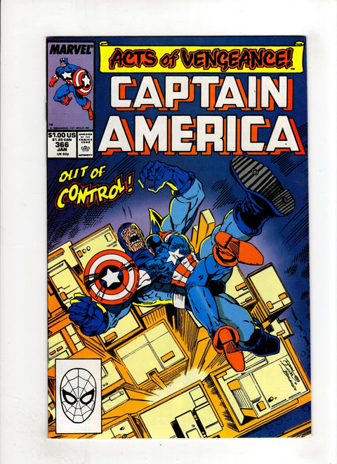 Captain America, Vol. 1 #366 (1989) Buy & Sell Comics Online Comic Shop Toronto Canada