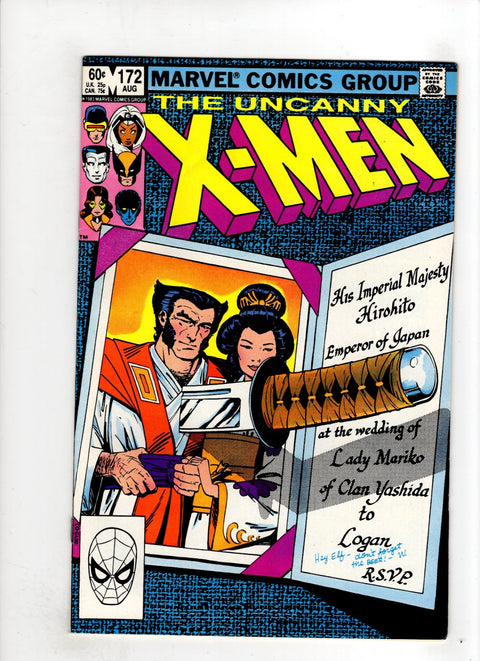 Uncanny X-Men, Vol. 1 #172 (1983) Buy & Sell Comics Online Comic Shop Toronto Canada