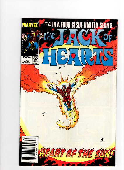 Jack of Hearts #4 (1984) Newsstand Edition Newsstand Edition Buy & Sell Comics Online Comic Shop Toronto Canada