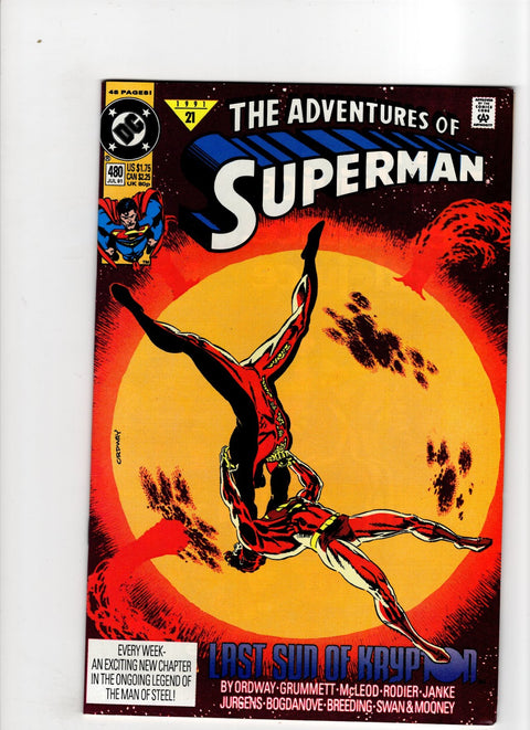 The Adventures of Superman, Vol. 1 #480 (1991) Buy & Sell Comics Online Comic Shop Toronto Canada