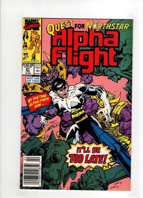 Alpha Flight, Vol. 1 #81 (1989) Buy & Sell Comics Online Comic Shop Toronto Canada