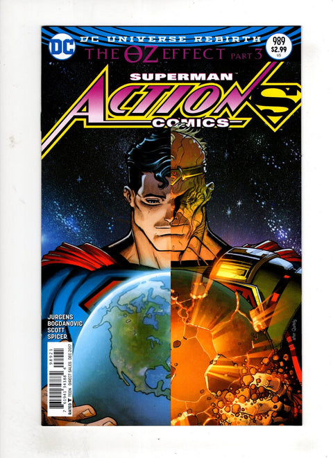 Action Comics, Vol. 3 #989 (Cvr B) (2017) Nick Bradshaw Non-Lenticular Variant B Nick Bradshaw Non-Lenticular Variant Buy & Sell Comics Online Comic Shop Toronto Canada