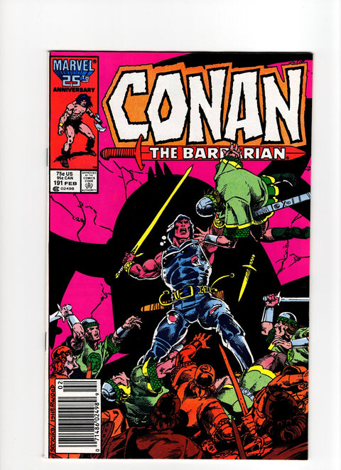 Conan the Barbarian, Vol. 1 #191 (1987) Newsstand Edition Newsstand Edition Buy & Sell Comics Online Comic Shop Toronto Canada