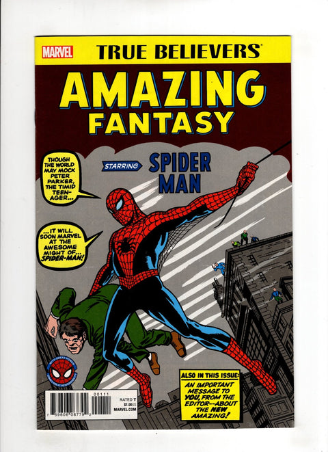 True Believers: Amazing Fantasy starring Spider-Man #1 (2017) Reprint Reprint Buy & Sell Comics Online Comic Shop Toronto Canada