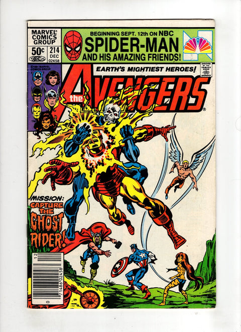 The Avengers, Vol. 1 #214 (1981) Newsstand Edition Newsstand Edition Buy & Sell Comics Online Comic Shop Toronto Canada