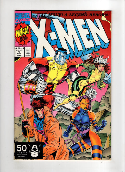 X-Men, Vol. 1 #1 (Cvr B) (1991) Colossus, Rogue, Gambit, Psylocke Cover B Colossus, Rogue, Gambit, Psylocke Cover Buy & Sell Comics Online Comic Shop Toronto Canada