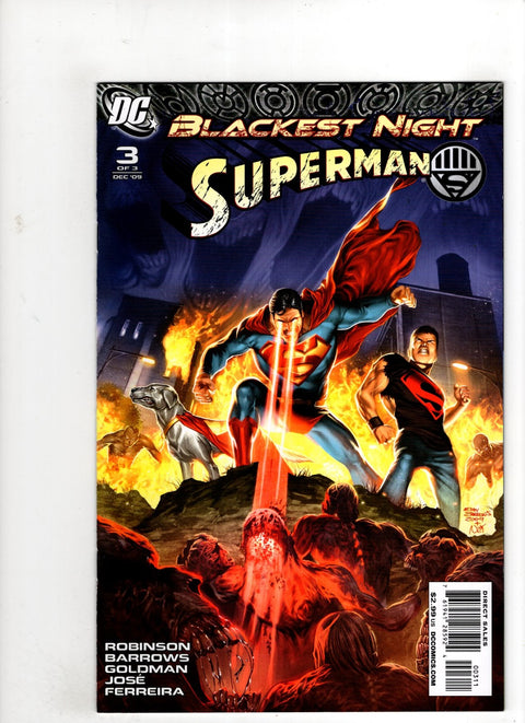 Blackest Night: Superman #3 (Cvr A) (2009) Eddy Barrows A Eddy Barrows Buy & Sell Comics Online Comic Shop Toronto Canada