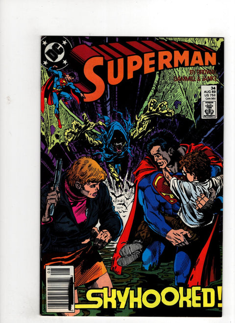 Superman, Vol. 2 #34 (1989) Newsstand Edition Newsstand Edition Buy & Sell Comics Online Comic Shop Toronto Canada