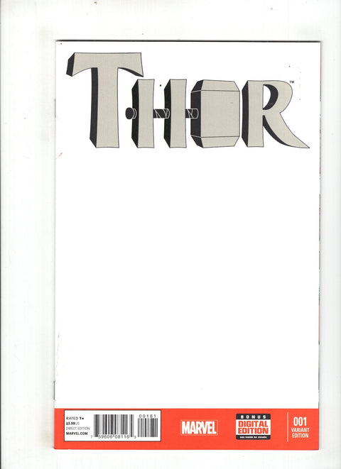 Thor, Vol. 4 #1 (Cvr H) (2014) Blank Variant H Blank Variant Buy & Sell Comics Online Comic Shop Toronto Canada