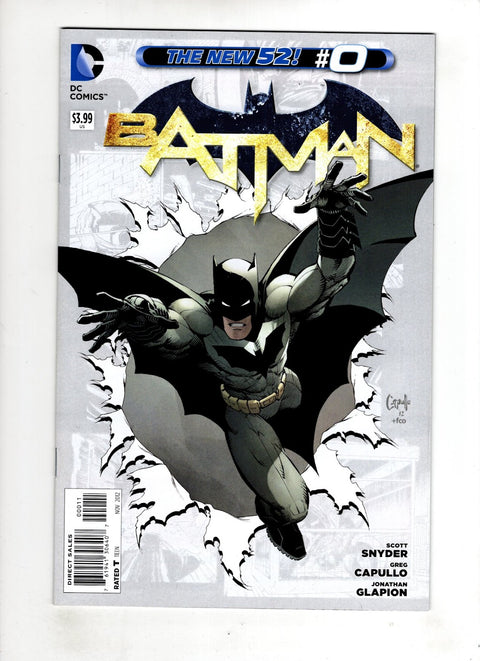 Batman, Vol. 2 #0 (Cvr A) (2012) Greg Capullo A Greg Capullo Buy & Sell Comics Online Comic Shop Toronto Canada