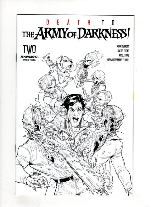 Death to the Army of Darkness #2 (Cvr E) (2020) Incentive Mirka Andolfo Black & White E Incentive Mirka Andolfo Black & White Buy & Sell Comics Online Comic Shop Toronto Canada