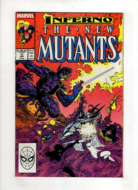 New Mutants, Vol. 1 #71 (1988) Buy & Sell Comics Online Comic Shop Toronto Canada