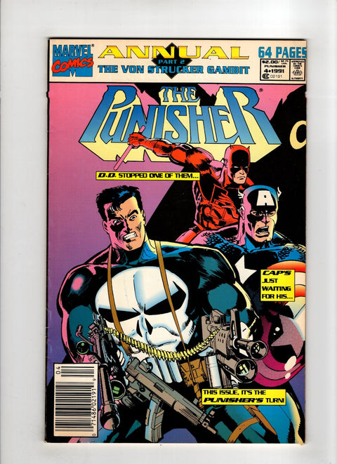 The Punisher, Vol. 2 Annual #4 (Cvr B) (1991) Newsstand Edition B Newsstand Edition Buy & Sell Comics Online Comic Shop Toronto Canada