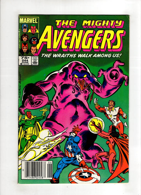 The Avengers, Vol. 1 #244 (1984) Canadian Price Variant Canadian Price Variant Buy & Sell Comics Online Comic Shop Toronto Canada