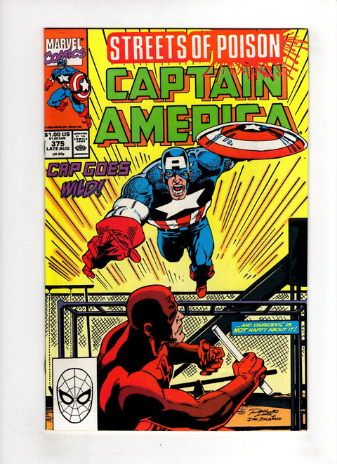 Captain America, Vol. 1 #375 (1990) Buy & Sell Comics Online Comic Shop Toronto Canada