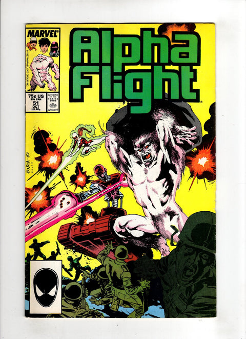Alpha Flight, Vol. 1 #51 (1987) Buy & Sell Comics Online Comic Shop Toronto Canada
