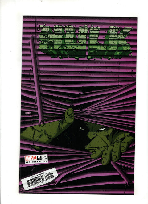 Hulk, Vol. 4 #5 (Cvr B) (2022) Jorge Fornes Windowshades Variant B Jorge Fornes Windowshades Variant Buy & Sell Comics Online Comic Shop Toronto Canada