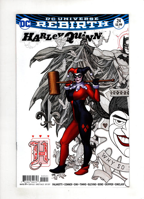 Harley Quinn, Vol. 3 #24 (Cvr B) (2017) Frank Cho Variant B Frank Cho Variant Buy & Sell Comics Online Comic Shop Toronto Canada
