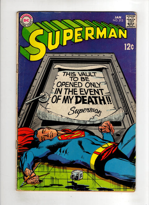 Superman, Vol. 1 #213 (1968) Buy & Sell Comics Online Comic Shop Toronto Canada